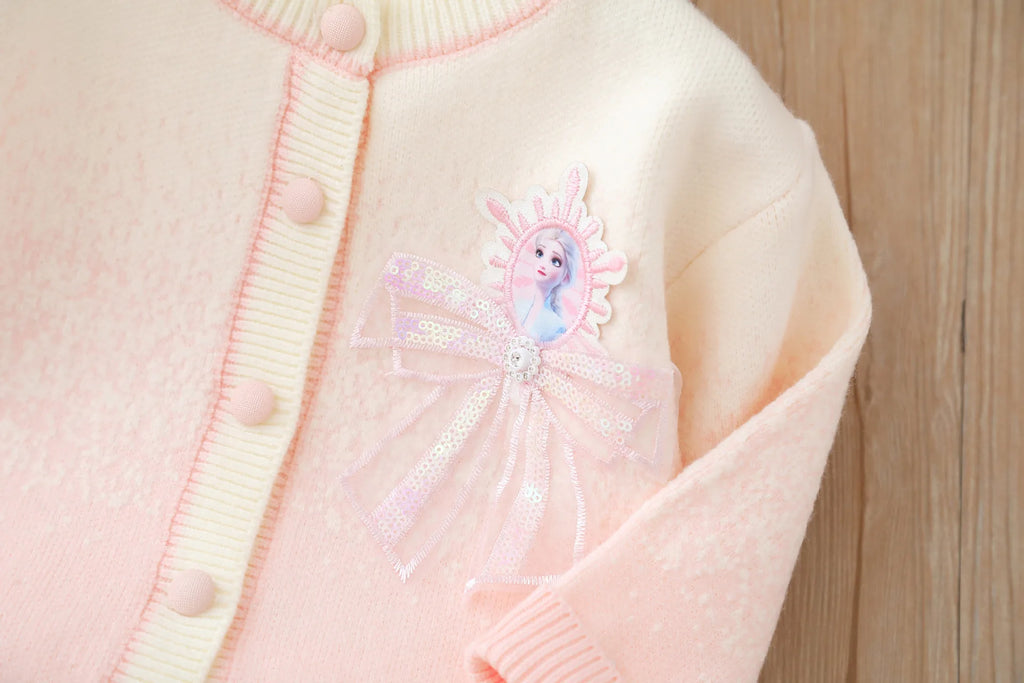 Frozen Knitted Cardigan and Tutu Skirt