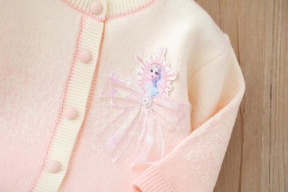 Frozen Knitted Cardigan and Tutu Skirt