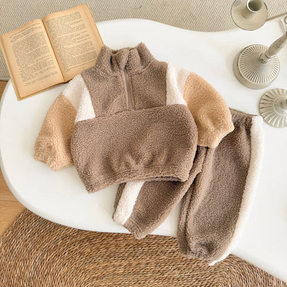 Warm, Plush Top & Comfortable Pants Set