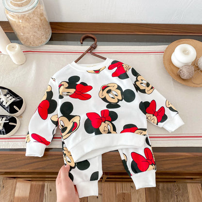 Disney Sweatshirt & Pants Set - 100% Cotton