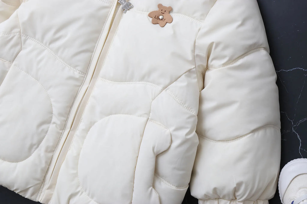 Parkas Thick Cotton Lining Hoodie Warm Jacket Windy Breaker