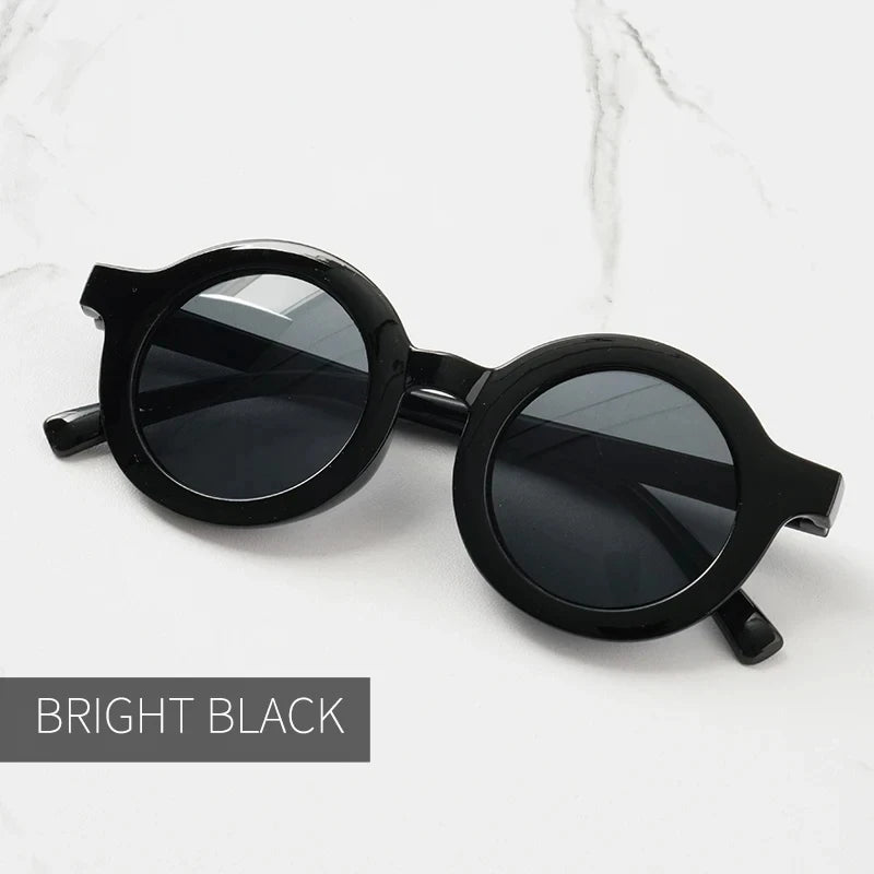 Kids Round Sunglasses – UV400 Mirror Lens Stylish Eyewear