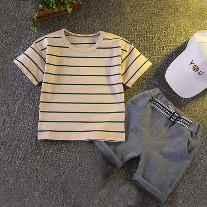 Boys T-shirt & Shorts Summer Cotton Sets