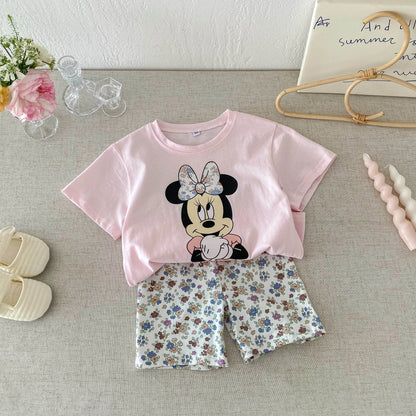 Disney 100% Cotton T-Shirt and Shorts Set