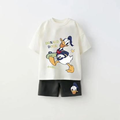 Donald Duck Premium Cotton T-Shirt & Shorts Set