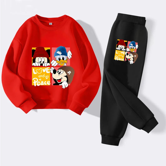 Sweatshirt & Pants Set - 100% Cotton