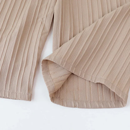 Embroidered Top & Wide Leg Pants Set