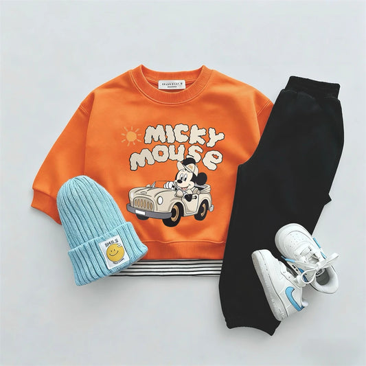 Sweatshirt & Pants Set - 100% Cotton