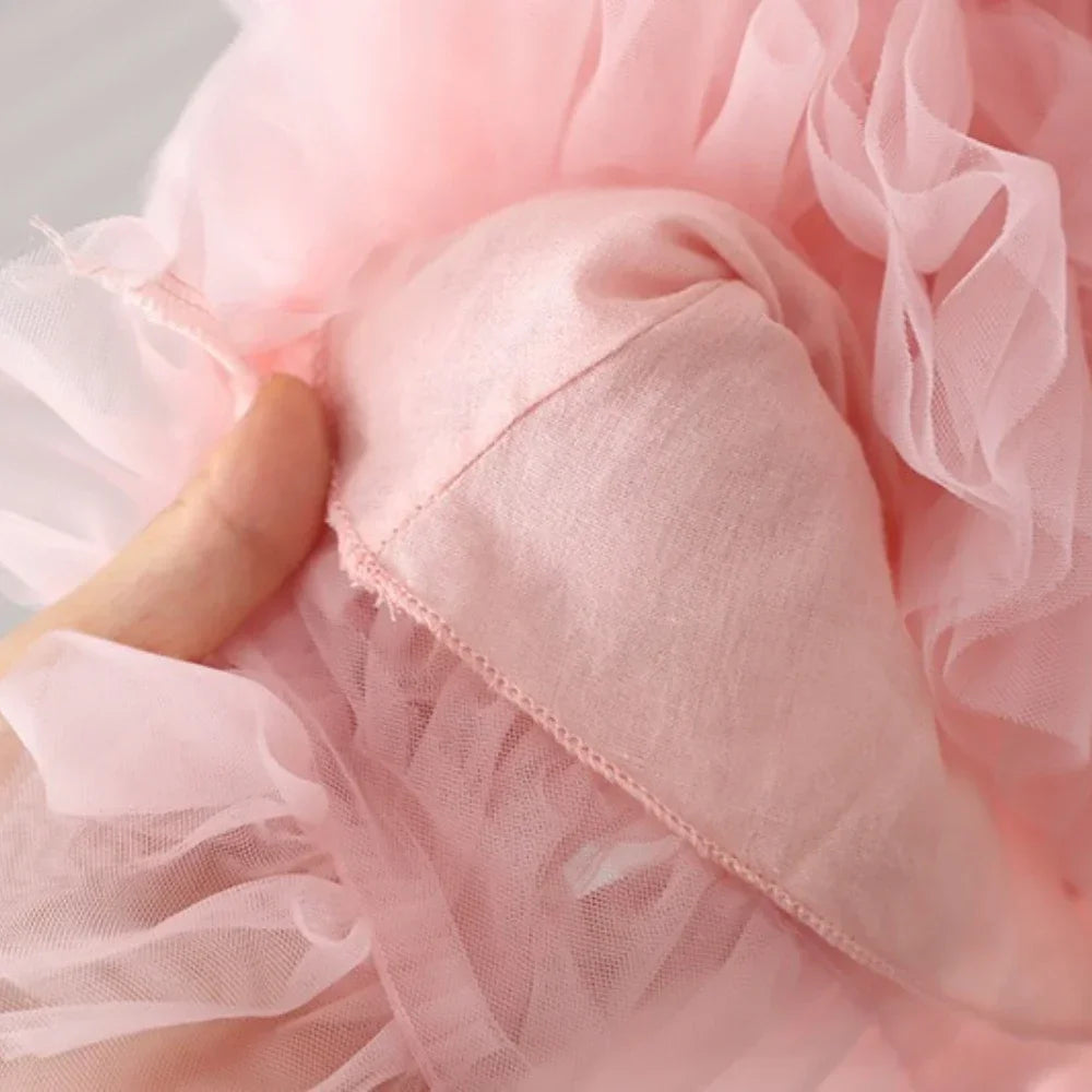 Elegant Mesh Patchwork Dress