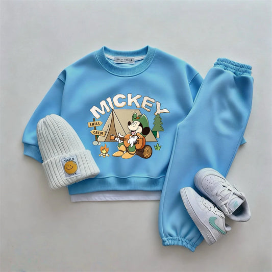 Sweatshirt & Pants Set - 100% Cotton