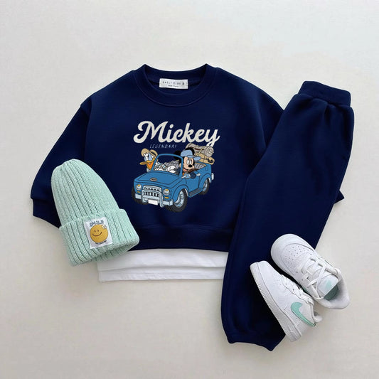 Disney Sweatshirt & Pants Set - 100% Cotton