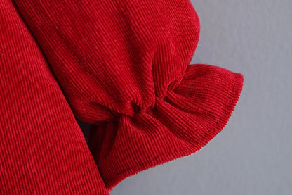 Cozy Velvet Warm Plaid Dress