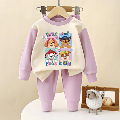 Sweatshirt & Pants Set - 100% Cotton