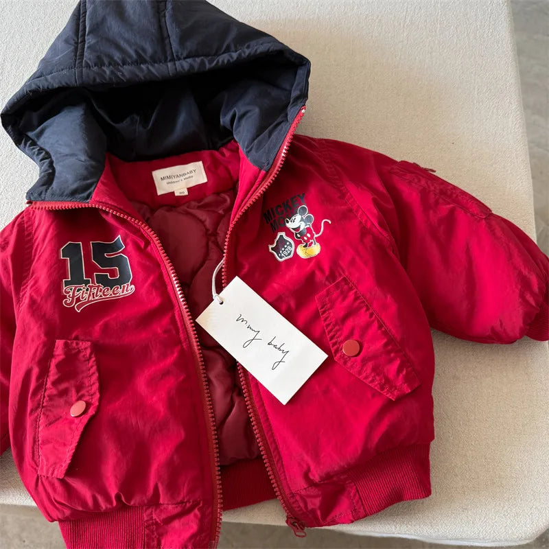 Mickey Mouse Warm Hooded Jacket