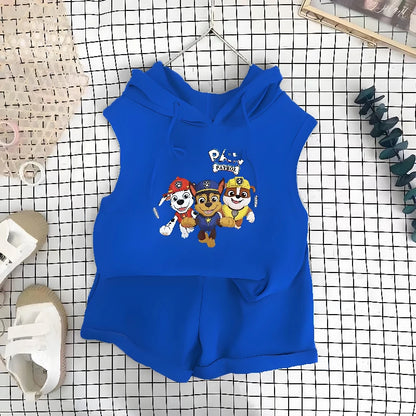 Paw Patrol Kids' Summer Set – T-Shirt Vest & Shorts