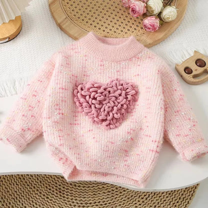 Cozy Heart Knitted Top