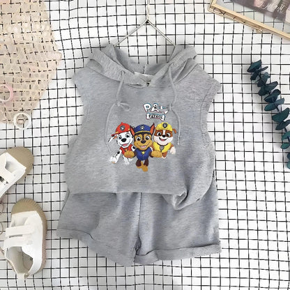 Paw Patrol Kids' Summer Set – T-Shirt Vest & Shorts