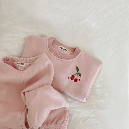 Cozy Fleece Cotton Pullover & Matching Pants Set