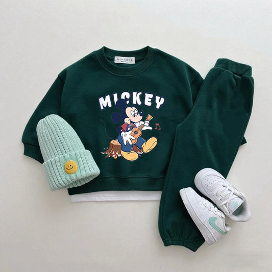 Disney Sweatshirt & Pants Set - 100% Cotton