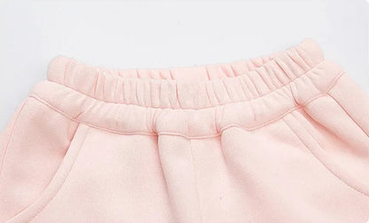 Elsa Princess Zippered Hooded Jacket & Bellbottom Pants