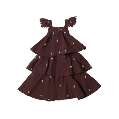 Breathable 100% Cotton & Delicate Embroidery Dress