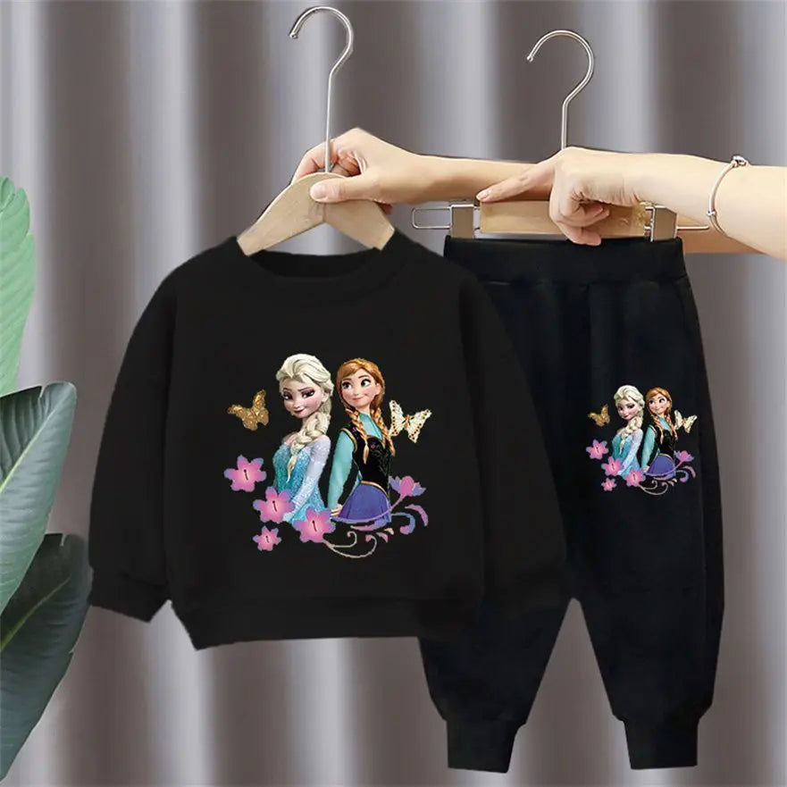 Frozen Elsa Pullover Hoodie & Matching Pants Set