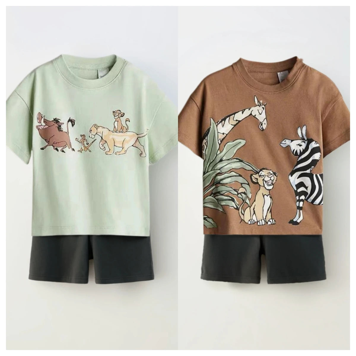Simba Pure Cotton T-Shirt and Shorts Set