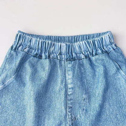 Denim Top & Matching Pants Set