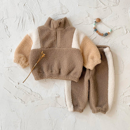 Warm, Plush Top & Comfortable Pants Set