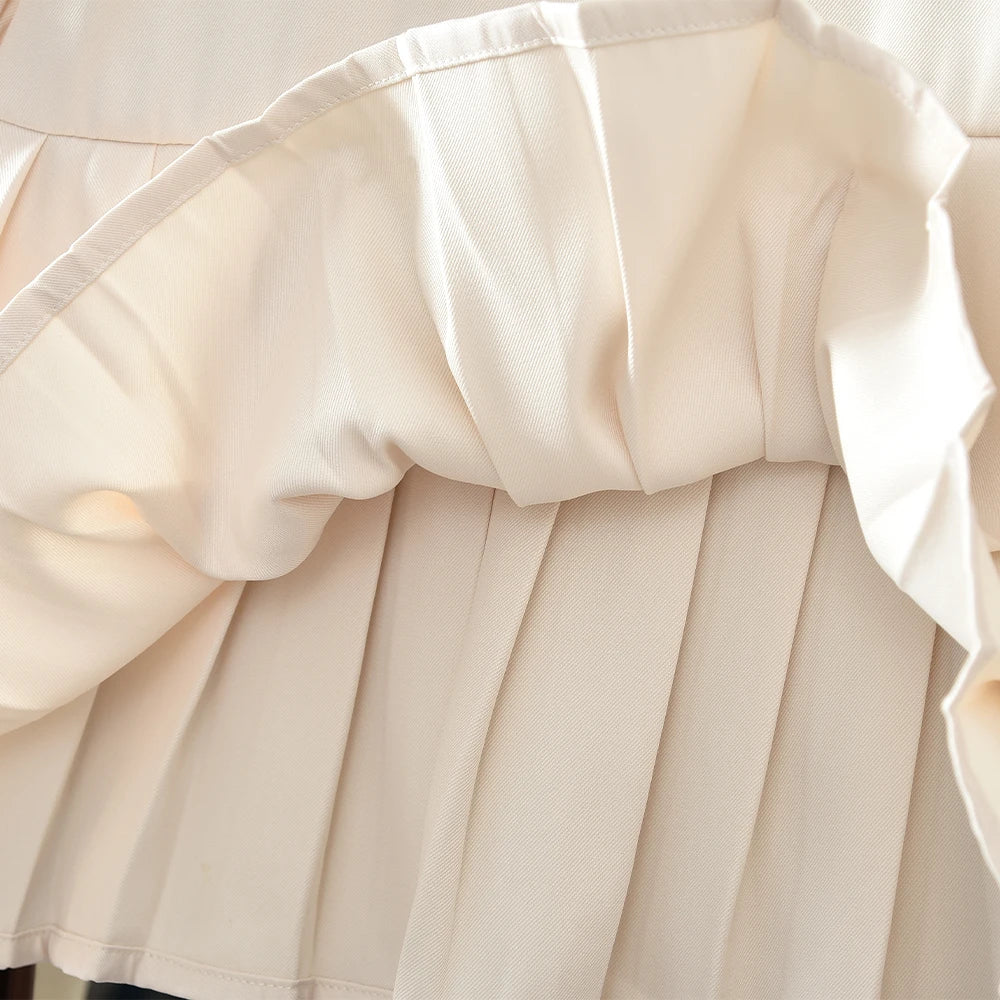 Flower Splicing Pleated Dress