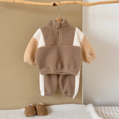 Warm, Plush Top & Comfortable Pants Set