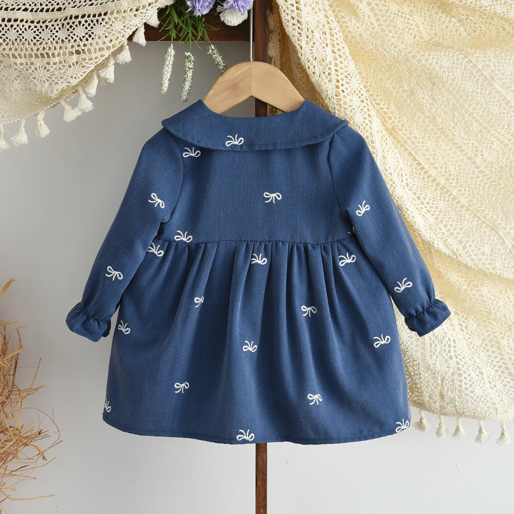 Doll Collar Floral Sweet and Cute Dress