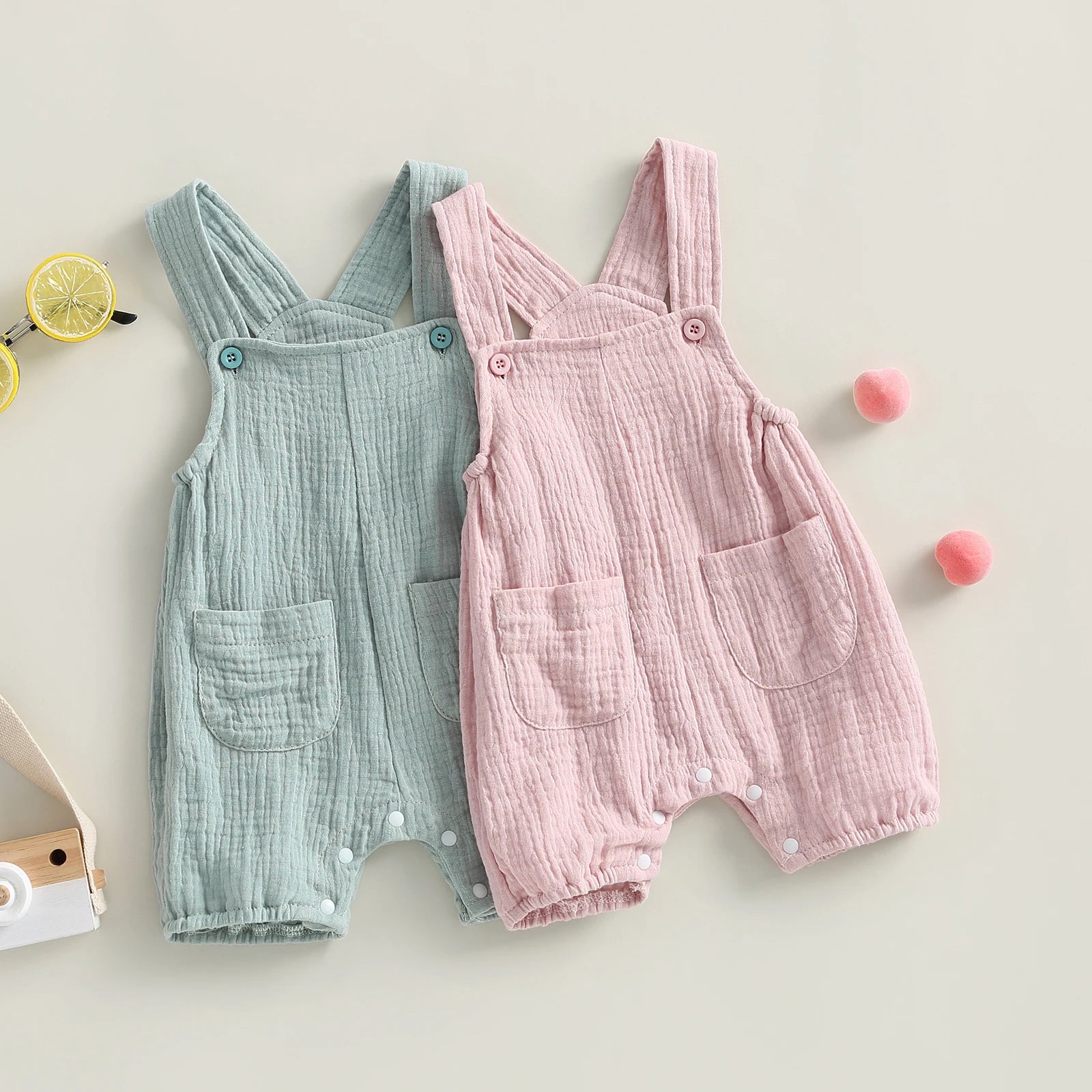 100% Cotton Overall with Straps & Pockets