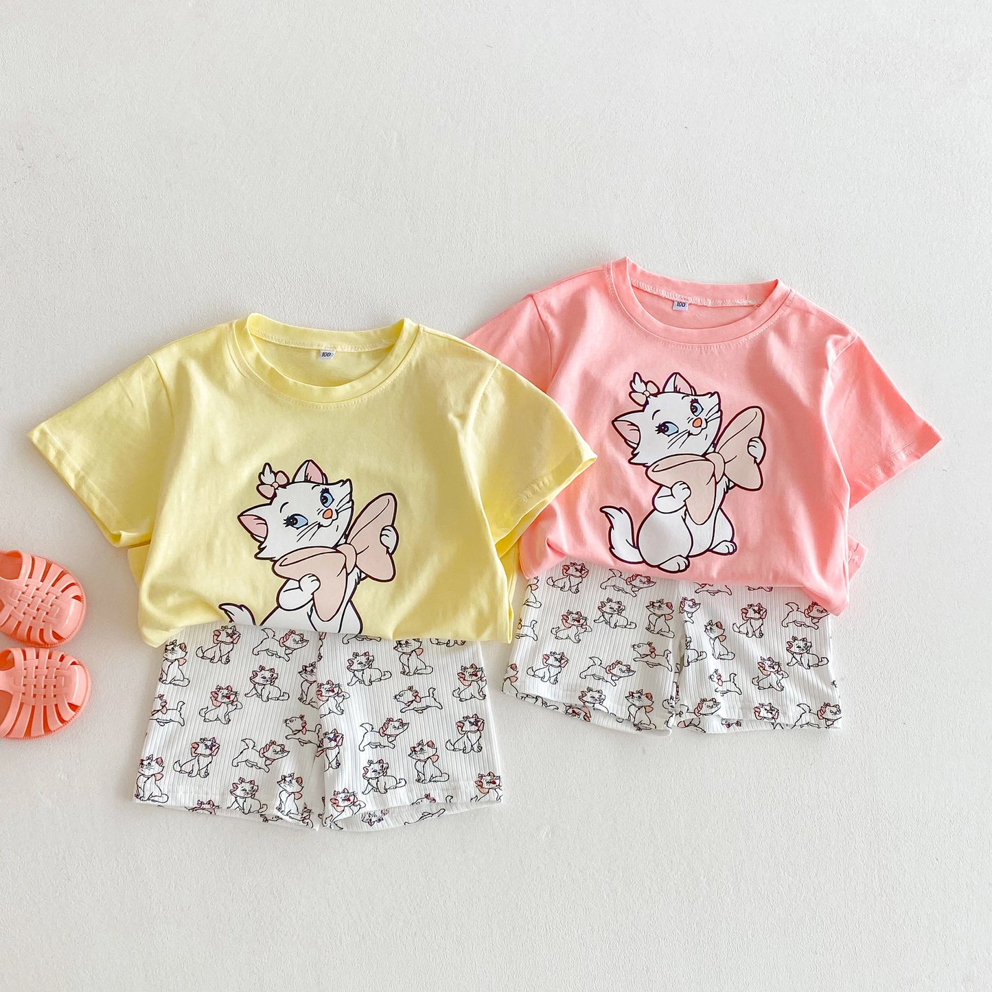 Disney 100% Cotton T-Shirt and Shorts Set