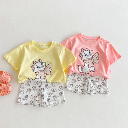 Disney 100% Cotton T-Shirt and Shorts Set