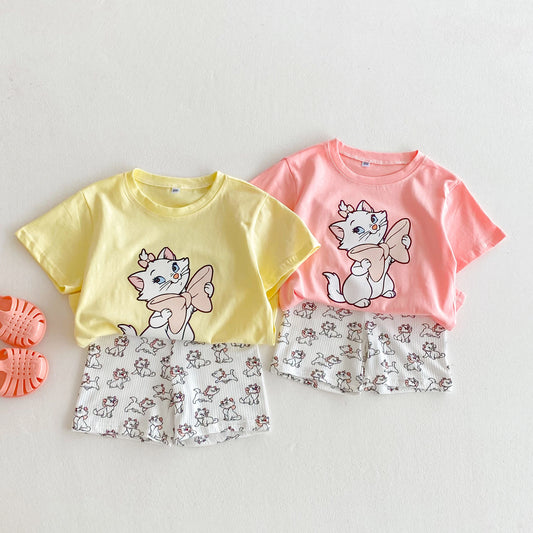 Disney 100% Cotton T-Shirt and Shorts Set