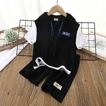 Summer Hoodies T-Shirts & Shorts Set