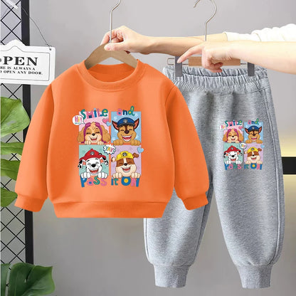 Sweatshirt & Pants Set - 100% Cotton