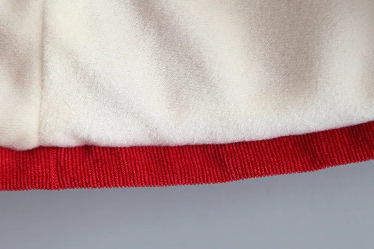 Cozy Velvet Warm Plaid Dress