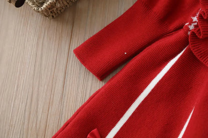 Butterfly Bow Plaid Princess Dress