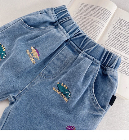 Cute Embroidery Denim Shorts