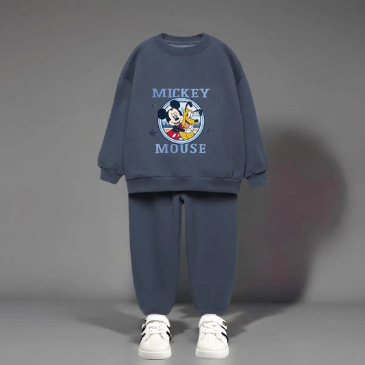 Mickey & Pluto Hooded Sweatshirt & Sweatpants Set