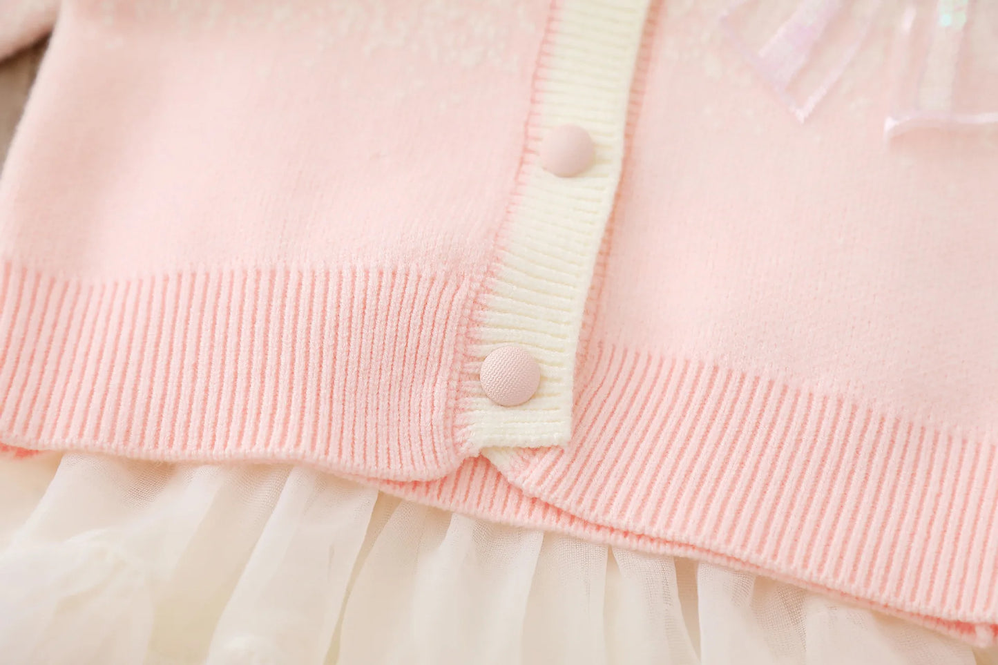 Frozen Knitted Cardigan and Tutu Skirt