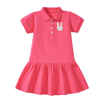 Rabbit 100% Cotton Summer Dress