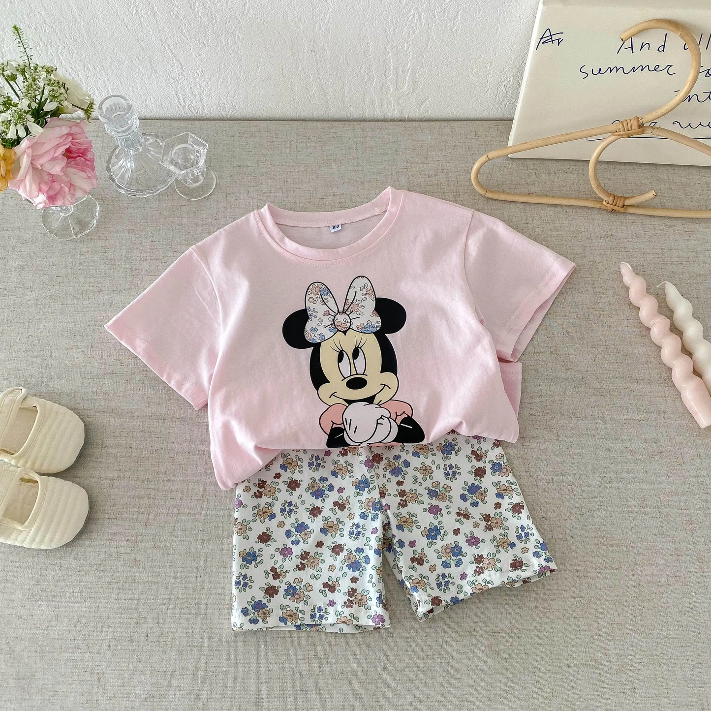 Disney 100% Cotton T-Shirt and Shorts Set