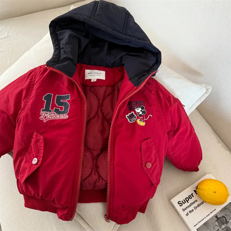 Mickey Mouse Warm Hooded Jacket
