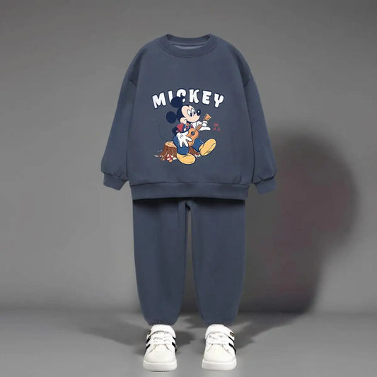 Guitar Mickey Hooded Sweatshirt & Sweatpants Set