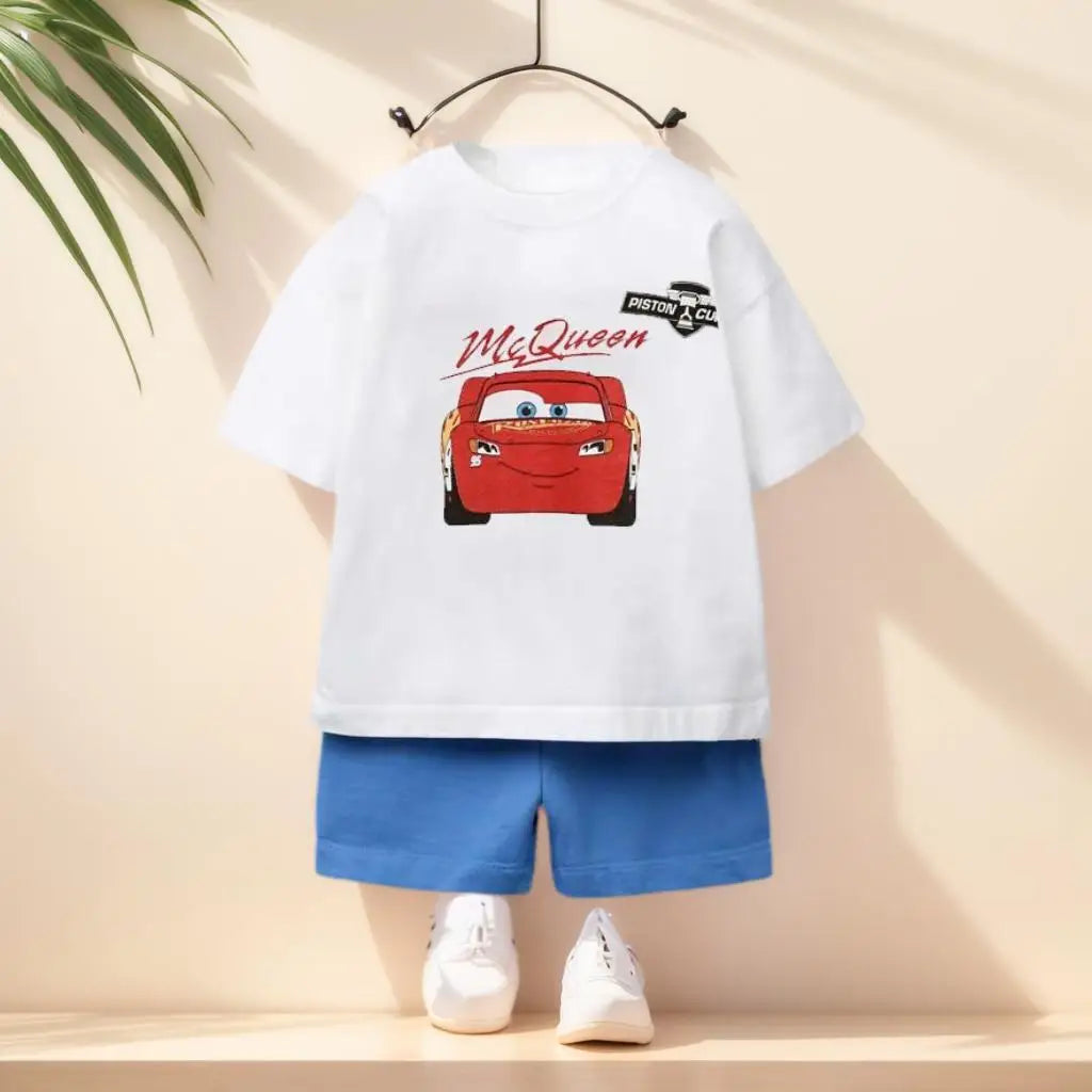 Pure Cotton T-Shirt and Shorts Set