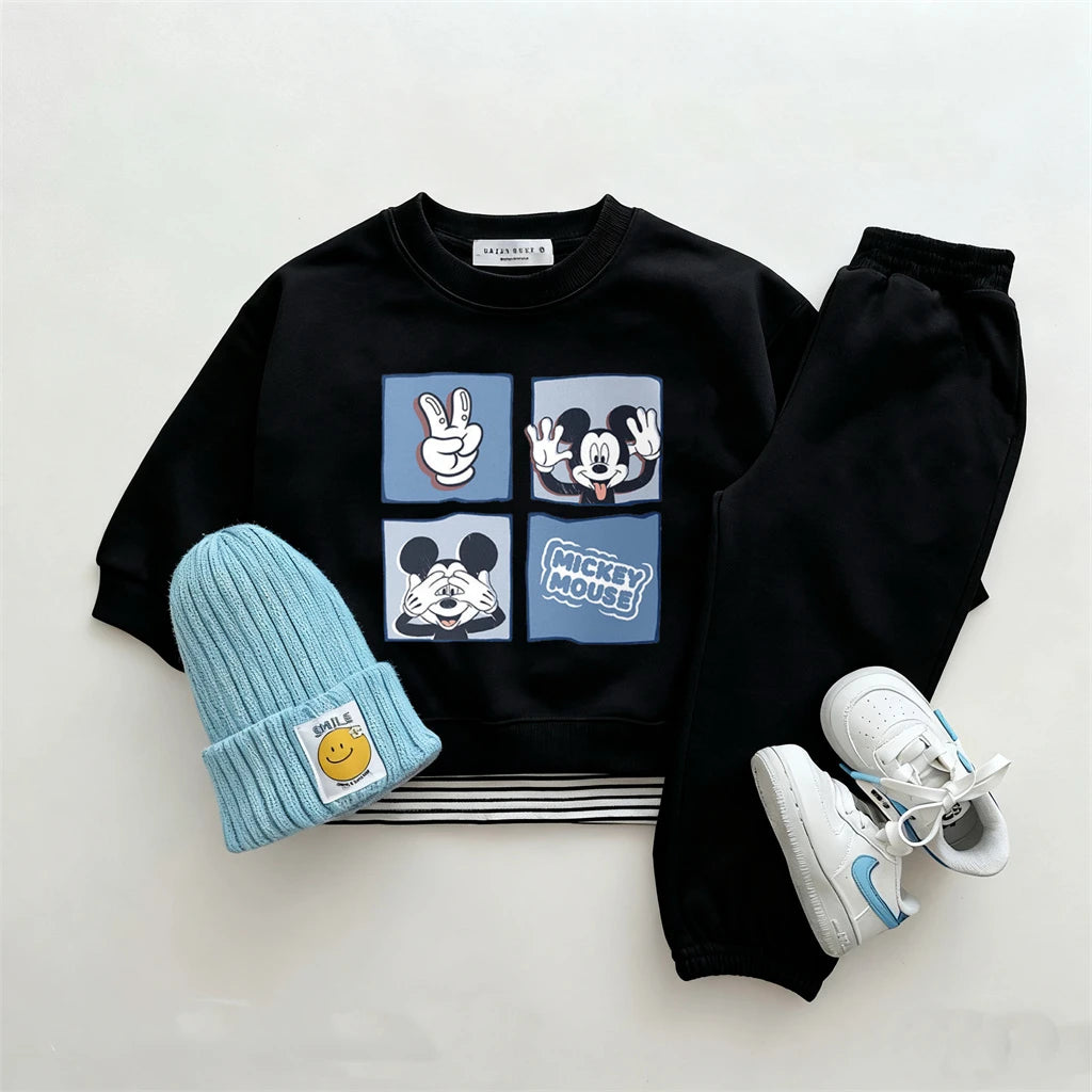 Disney Sweatshirt & Pants Set - 100% Cotton