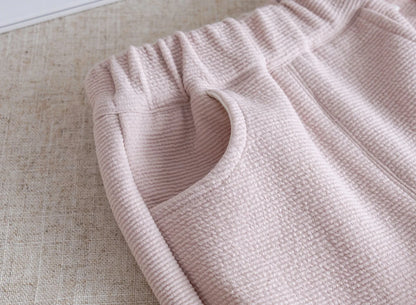 Sweet Bow Lace Top & Pants Two-piece Set